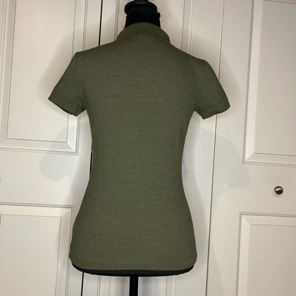 Aeropostale Olive Short Sleeve Polo, Size Small - Picture 2 of 8